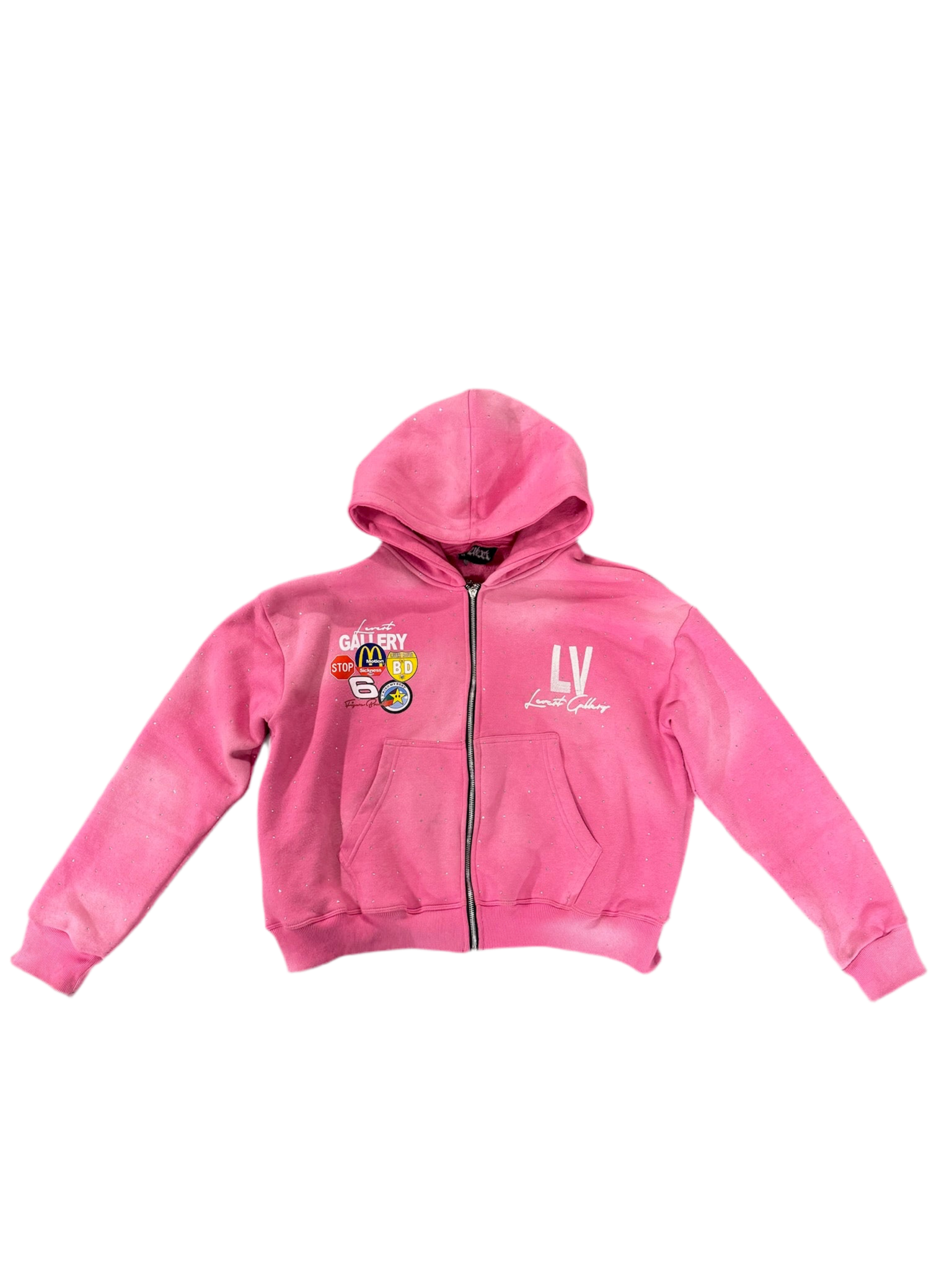 BLACK & PINK HOODIE SET