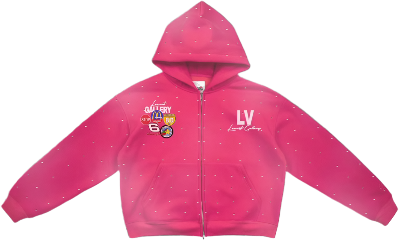 45ERS PINK ZIP UP